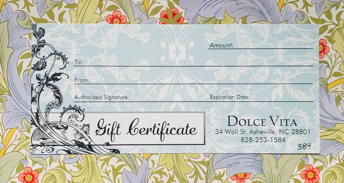 Gift Certificate/Card
