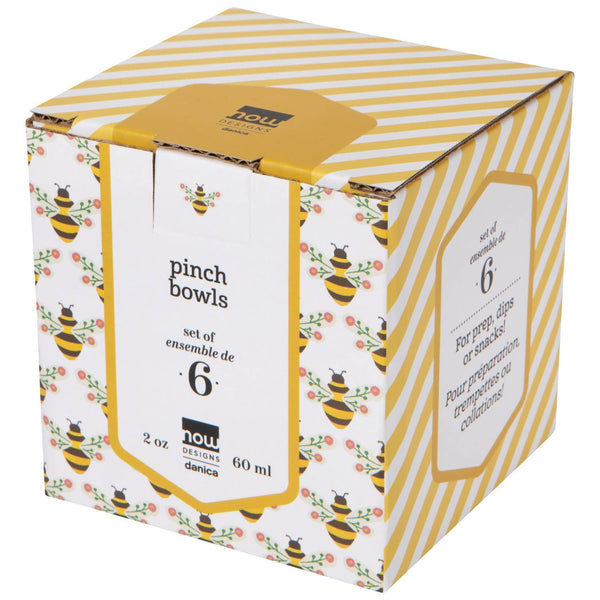Now Designs by Danica - Bee Garden Pinch Bowls Set of 6
