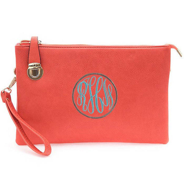 MiMi Wholesale - 0714 Designer Inspired Fashion Clutch/Crossbody Bag: Jean