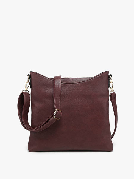 Jen & Co. - Emma 3 Compartment Crossbody w/ Snap Closure | M1765