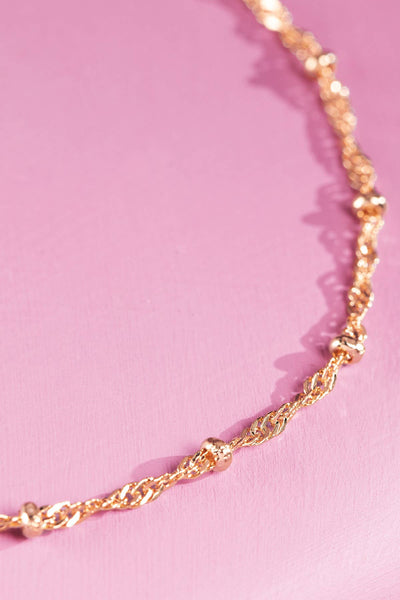 Urbanista - 18K Gold Filled Twist Chain Bracelet