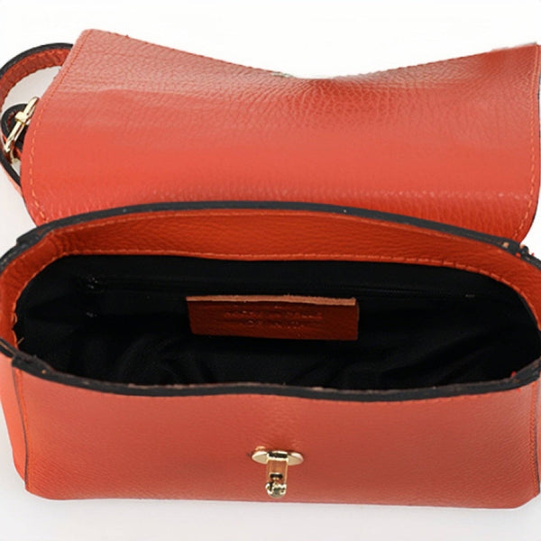MODARNO - Women's shoulder bag in genuine leather with Ape closure