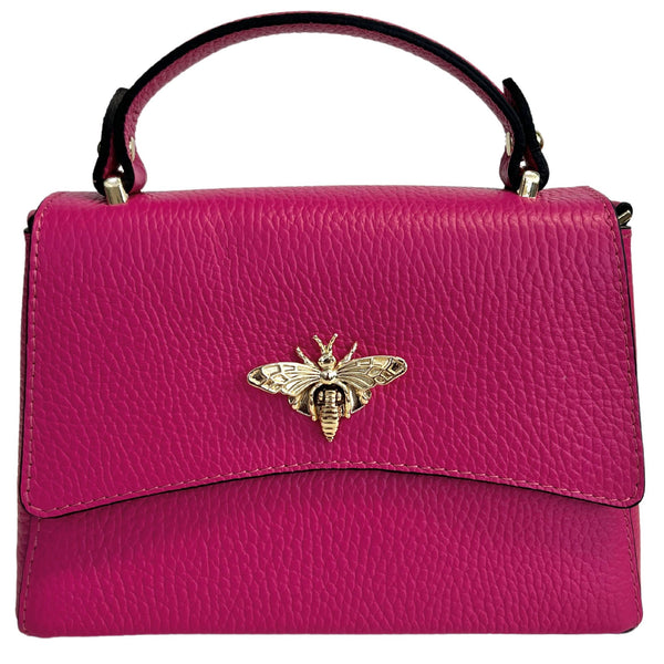 MODARNO - Women's shoulder bag in genuine leather with Ape closure