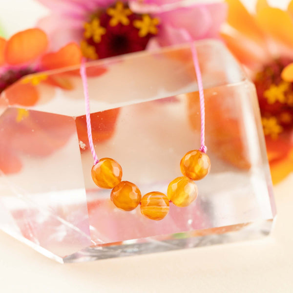 SoulKu - Carnelian Big Wishes Necklace for Happiness