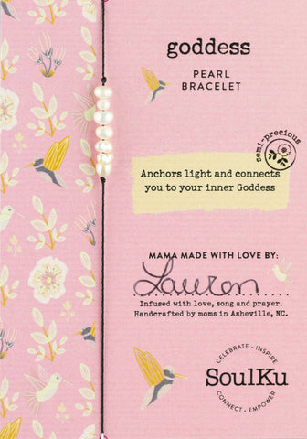 SoulKu - Pearl Hummingbird Bracelet for Goddess - HMBD06