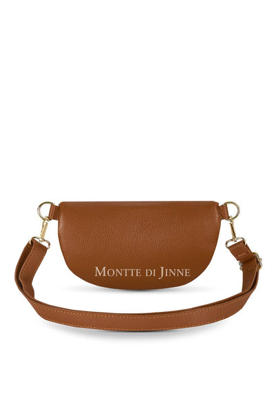 MONTTE DI JINNE - Italian Genuine Leather Crossbody Bum Bag-Small
