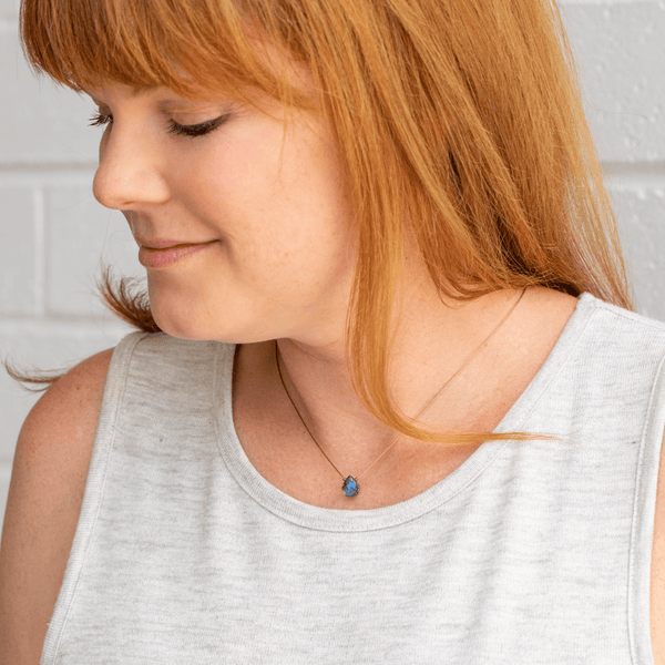 SoulKu - Blooming Blue Mystic Crystal Necklace for Beautiful Mom