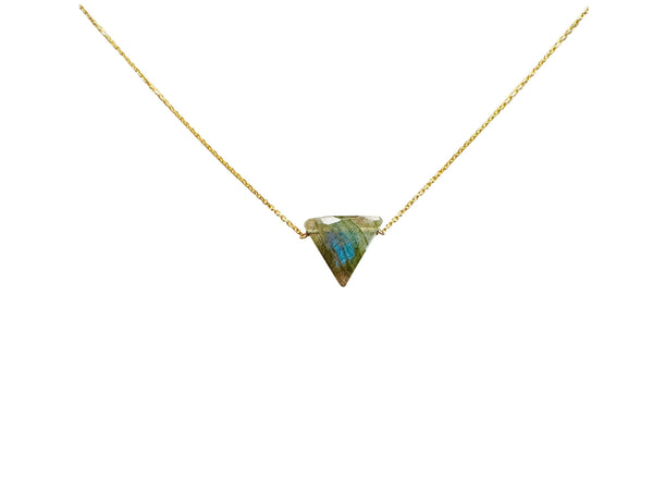 Modern Opus- 11:11 Angels - Labradorite Triangle NK