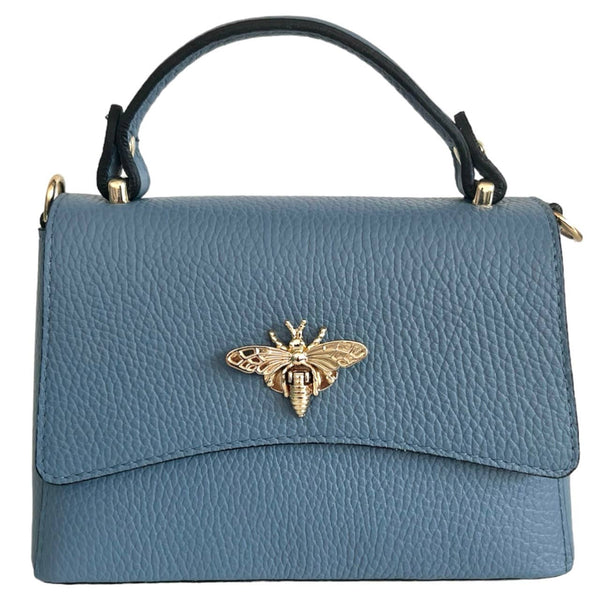 MODARNO - Women's shoulder bag in genuine leather with Ape closure