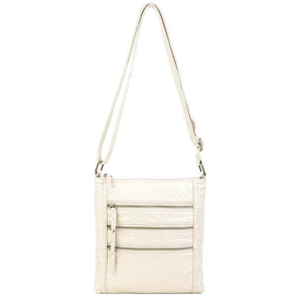 The Camile Three Zip Crossbody