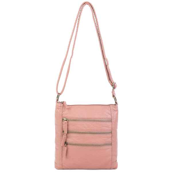 The Camile Three Zip Crossbody