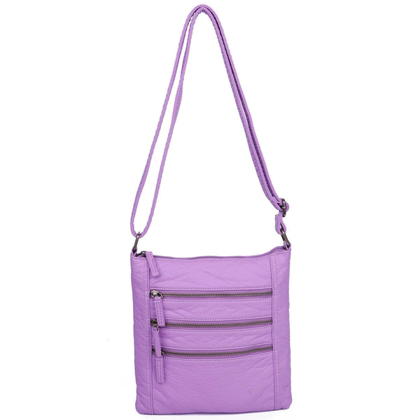 The Camile Three Zip Crossbody