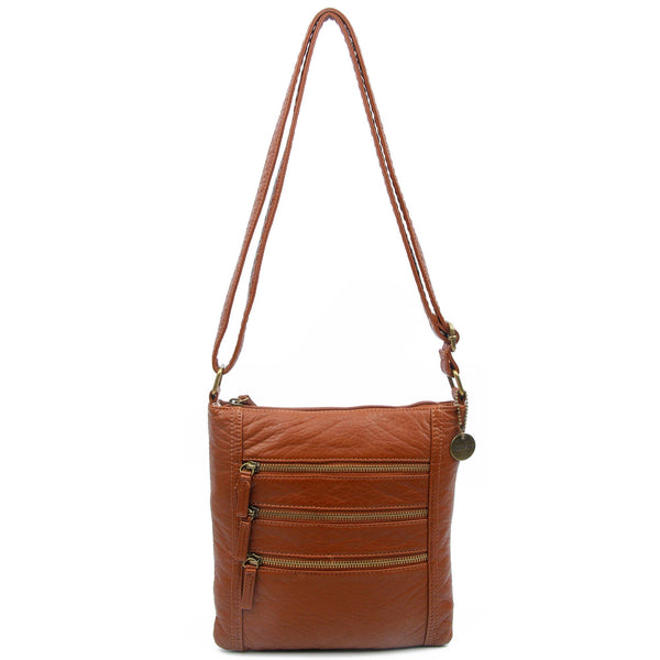 The Camile Three Zip Crossbody