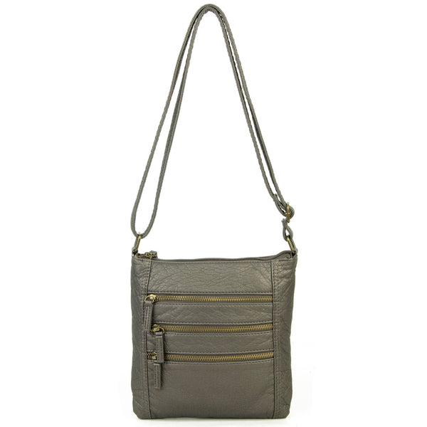 The Camile Three Zip Crossbody