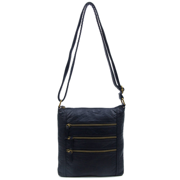 The Camile Three Zip Crossbody