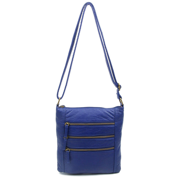 The Camile Three Zip Crossbody