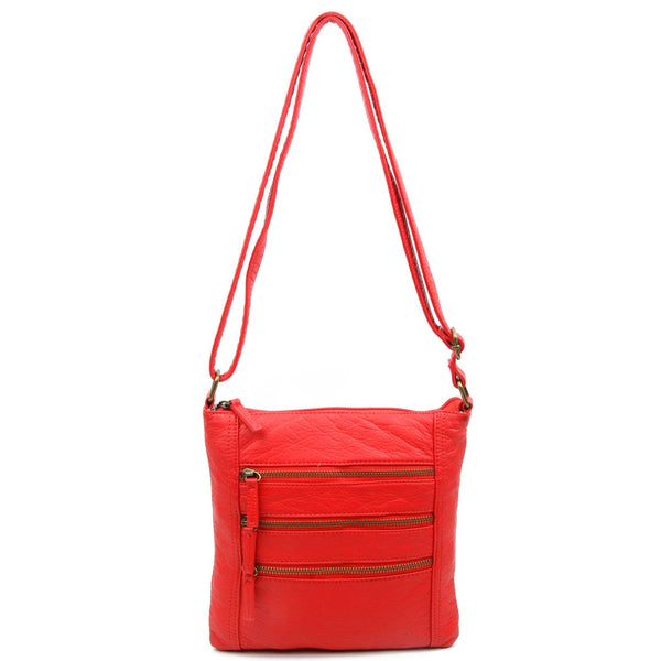 The Camile Three Zip Crossbody