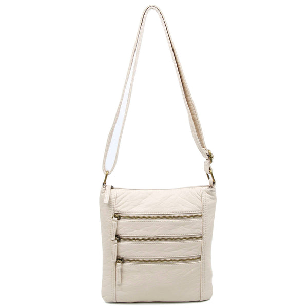 The Camile Three Zip Crossbody