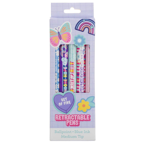 Christian Art Gifts - Pen Set 5 pc Girls Sticker Art