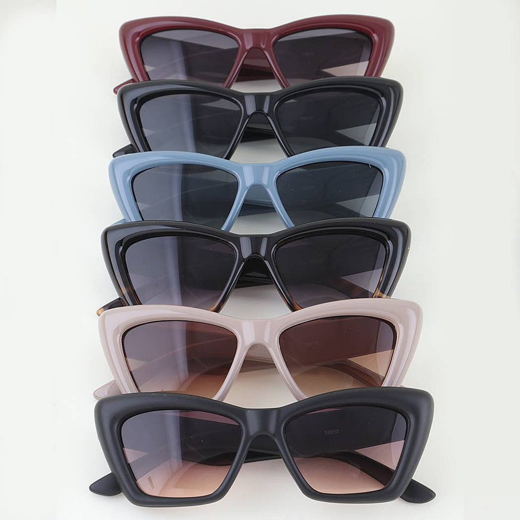 3AM BY H&D ACCESSORIES - Double Bolted Cloud Cateye Sunglasses
