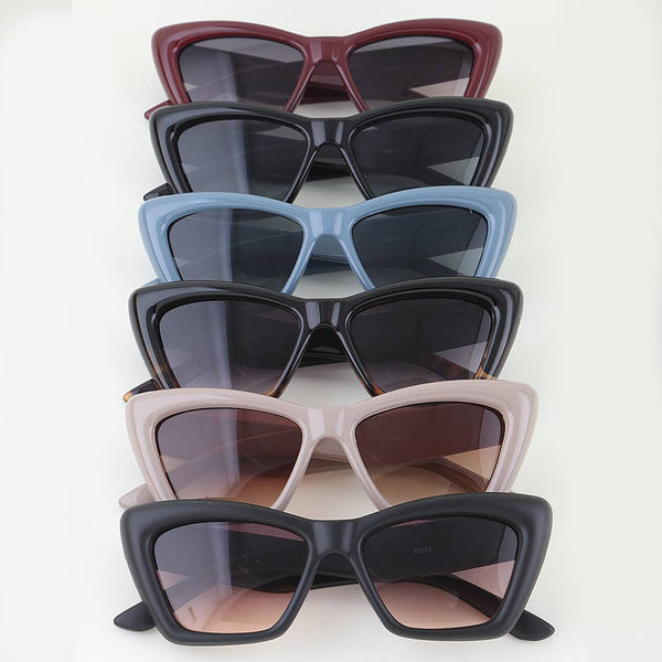 3AM BY H&D ACCESSORIES - Double Bolted Cloud Cateye Sunglasses