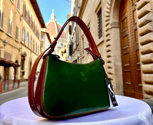 Italian Leather (medium) Shoulder Bag. Pre-tariff pricing.