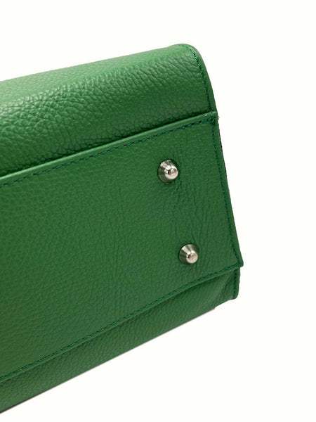 Suie Valentini srl - Genuine leather shoulder bag, for women, made in Italy, art. 112429