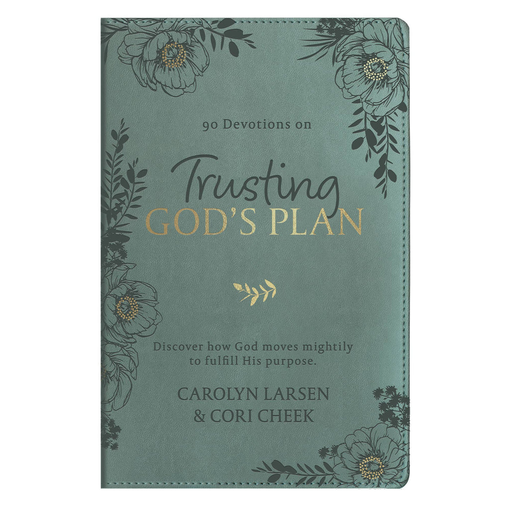 Christian Art Gifts - Devotional Trusting God's Plan Faux Leather