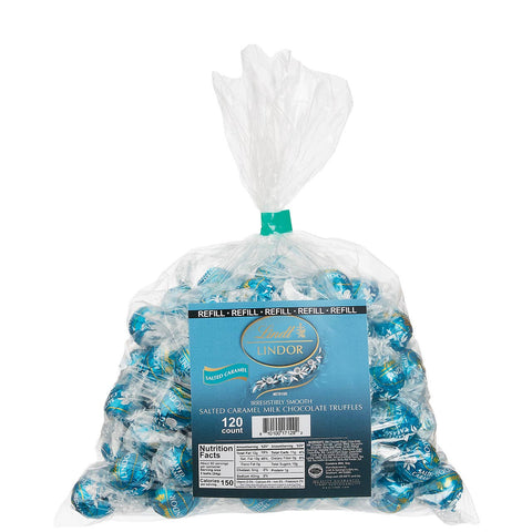 Kelli's - Lindt Lindor Salted Caramel Chocolate Truffles Refill Bag