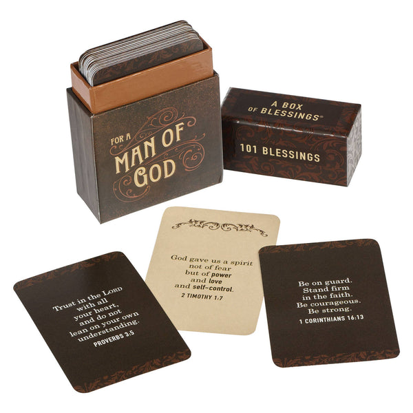 Christian Art Gifts - Box of Blessings for a Man of God