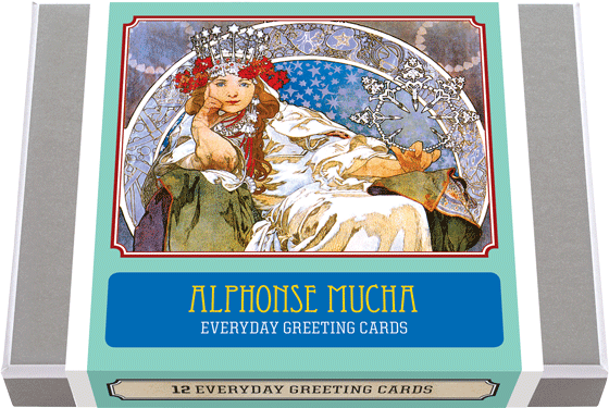 Laughing Elephant - Alphonse Mucha - Everyday Boxed Cards