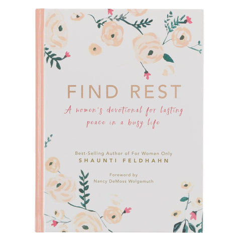 Christian Art Gifts - Devotional Find Rest Hardcover