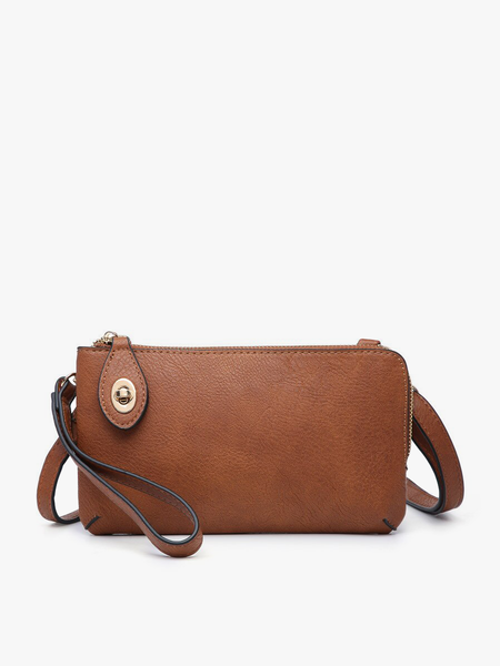 Jen & Co. - M1818 Kendall Crossbody/Wristlet w/ Twist Lock Closure