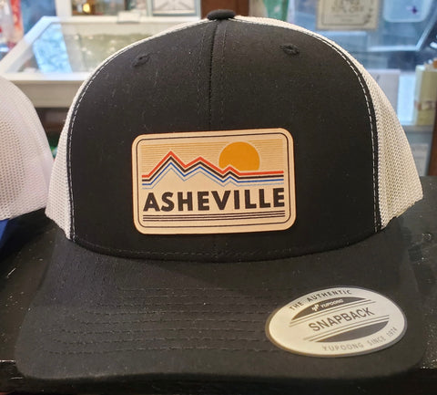 Asheville Sunset - Leather Patch Hat