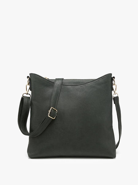 Jen & Co. - Emma 3 Compartment Crossbody w/ Snap Closure | M1765