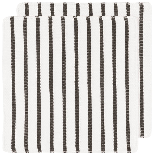 Now Designs by Danica - Basketweave Black Dishcloths Set of 2