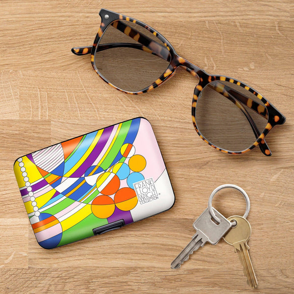 RainCaper - Frank Lloyd Wright March Balloons RFID Hard Travel Wallet