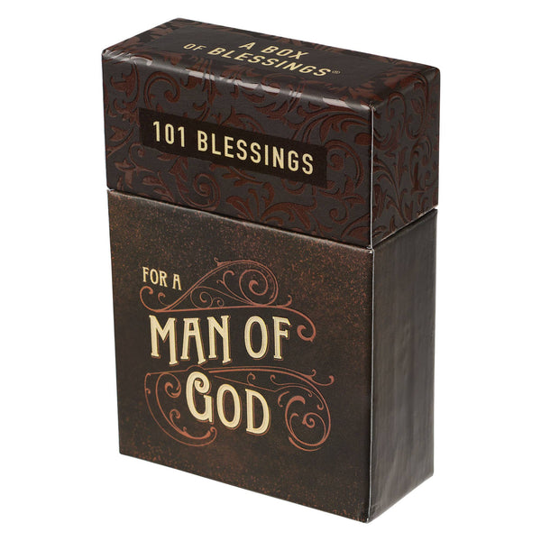 Christian Art Gifts - Box of Blessings for a Man of God