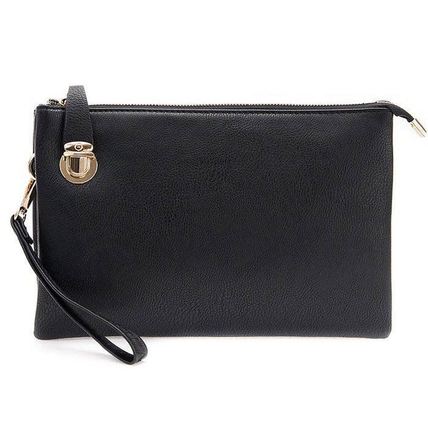 MiMi Wholesale - 0714 Designer Inspired Fashion Clutch/Crossbody Bag: Jean