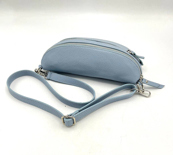 Suie Valentini srl - Genuine leather fanny pack, Made in Italy, art. 112467