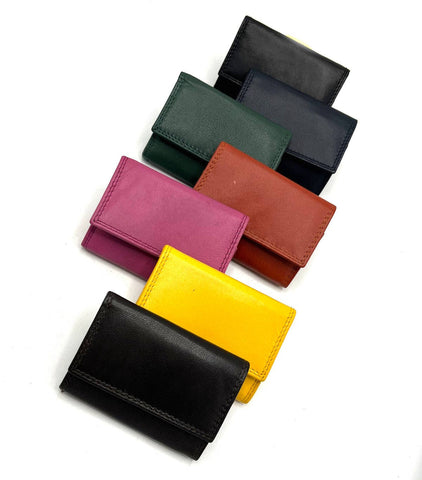 Suie Valentini srl - Small genuine leather wallet, for women, art. 314.422