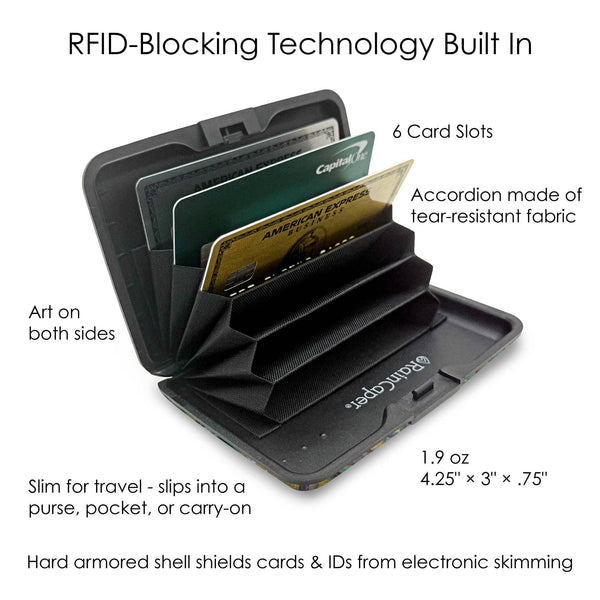 RainCaper - Monet Artist's Garden at Giverny RFID Hard Travel Wallet
