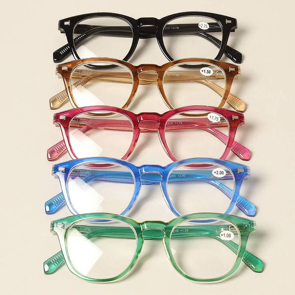 Fashion City - Women's Multi Color Frame Reading Glasses