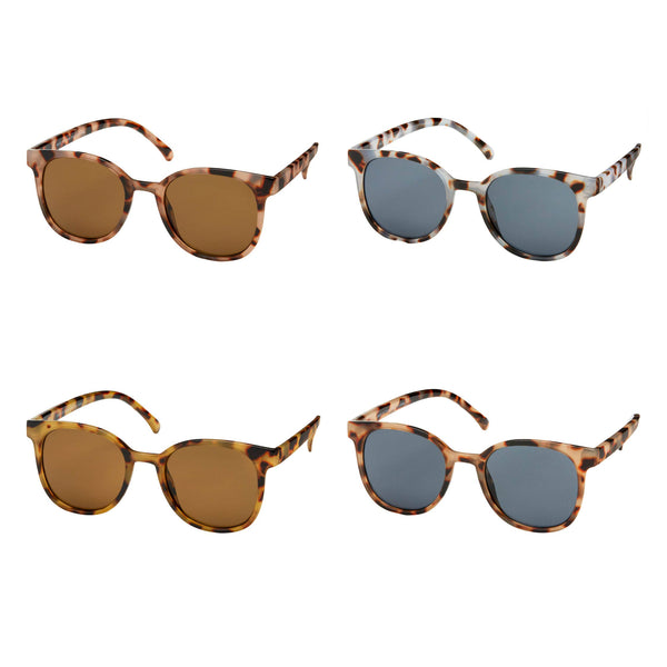 Blue Gem Sunglasses Inc - 1512 Rose - Rose Tort Cat Eye - Women's Sunglasses