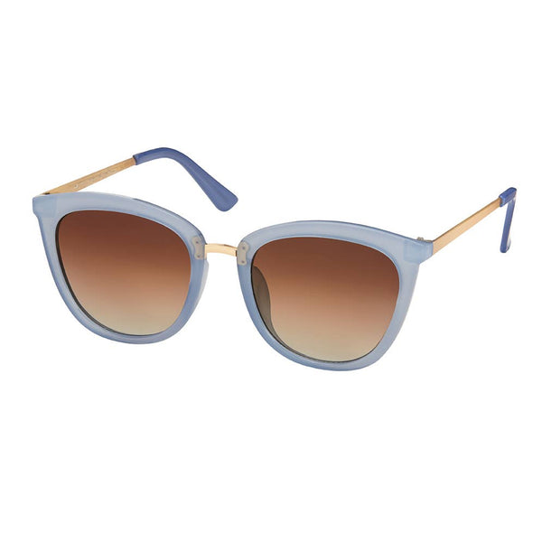Blue Gem Sunglasses Inc - 1227 NEW JADE CAT EYE COMBO ASSORTED COLORS