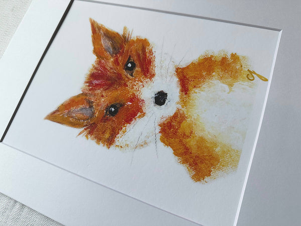 claire jordan - Heirloom Fox Nursery Art Print