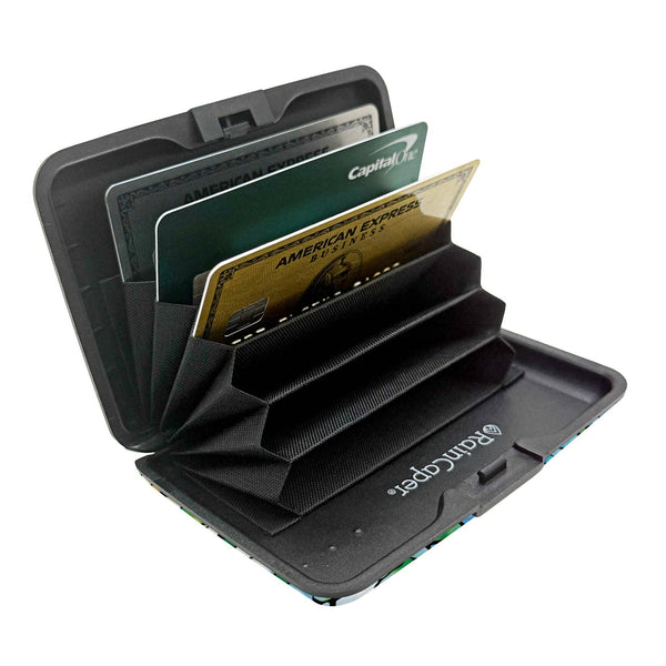 RainCaper - Tiffany Field of Lilies RFID Hard Travel Wallet