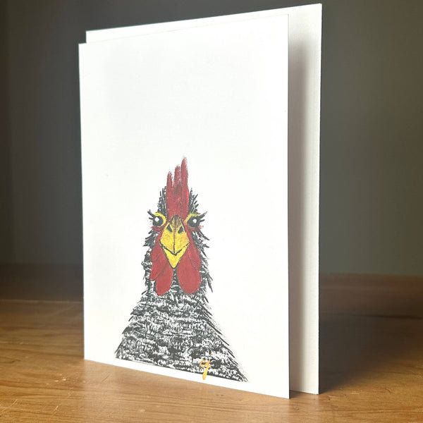 claire jordan - Chicken Baby Greeting Card | 5x7 Blank Card | Nursery 