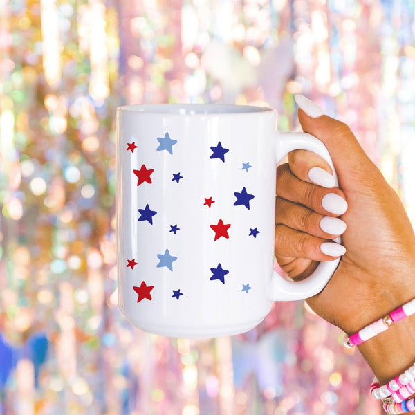 Clairmont & Co - 15oz Coffee Mug White-4th of July 250th Anniversary