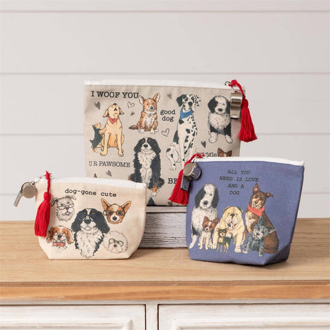 Audrey's Home & Gift - Travel Bags - Asstd Dog Breeds, With Whistle (Pk/03 Ast)